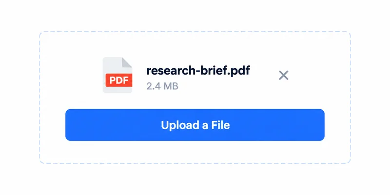 上传 PDF