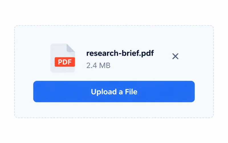 上传 PDF